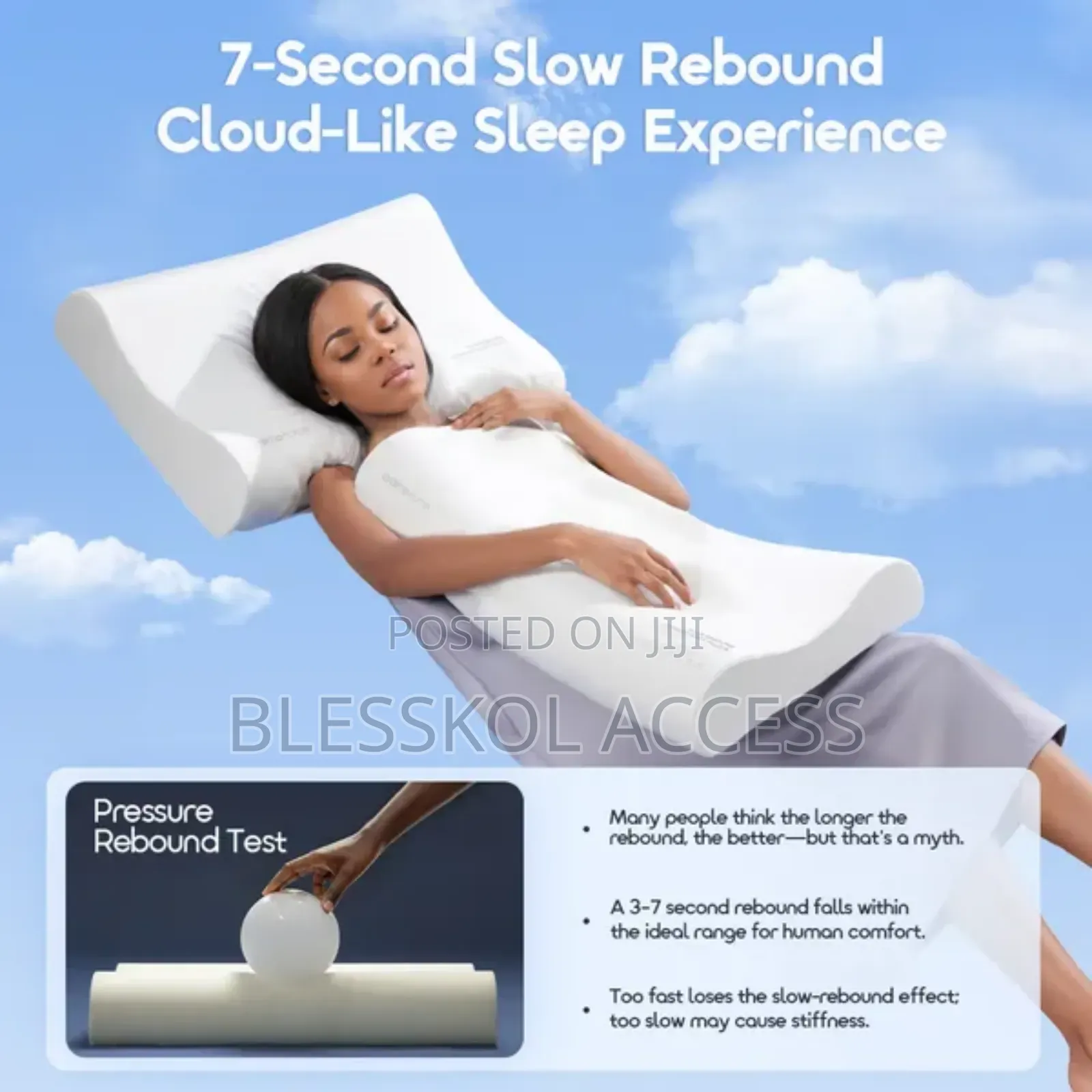 Oraimo Cloudease Slow Rebound Comfort Sleep Pillow