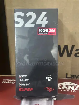 New Itel S24 256 GB Black