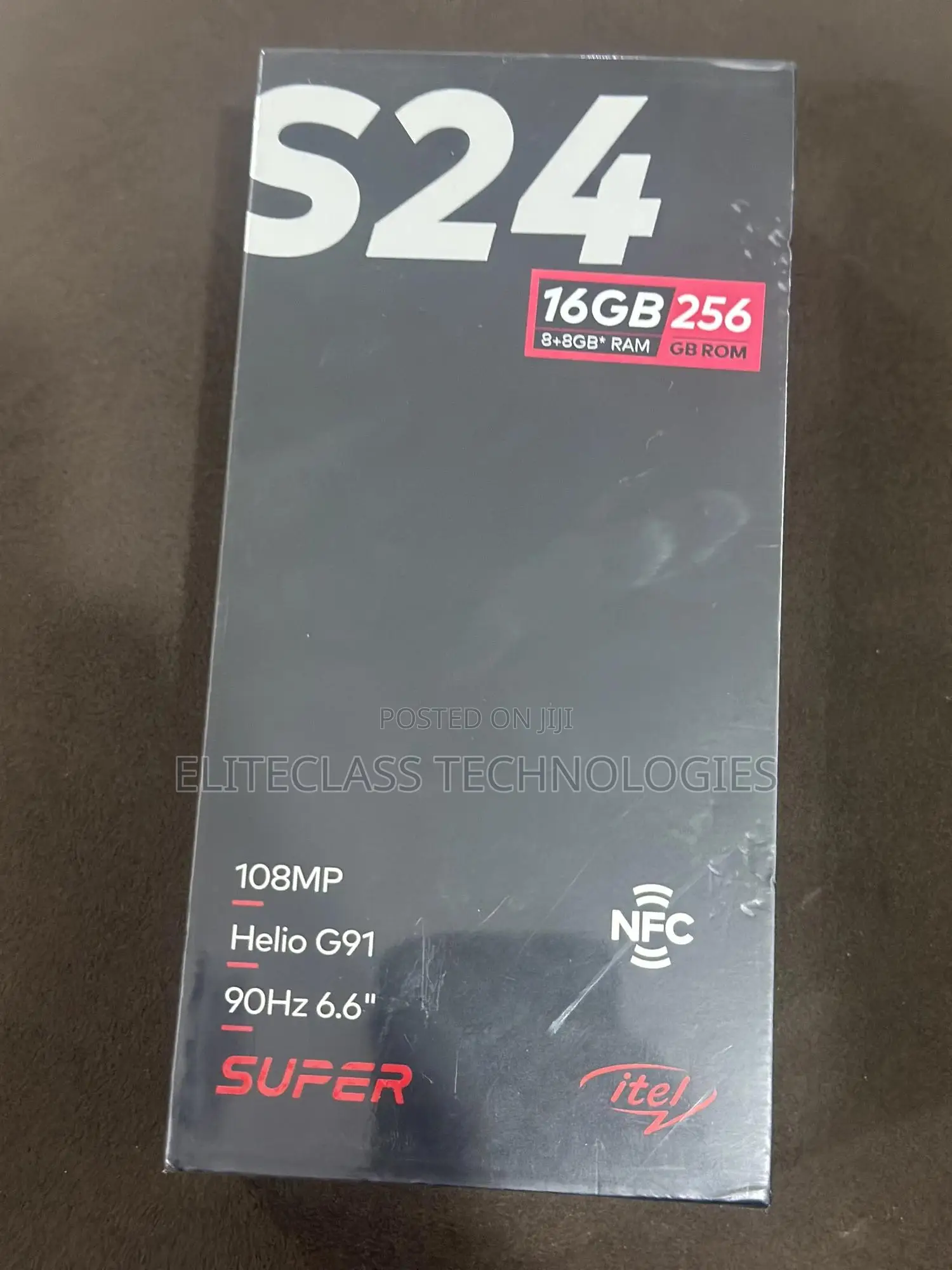 New Itel S24 256 GB Black