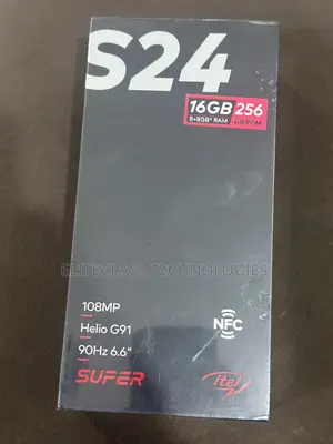 New Itel S24 256 GB Black