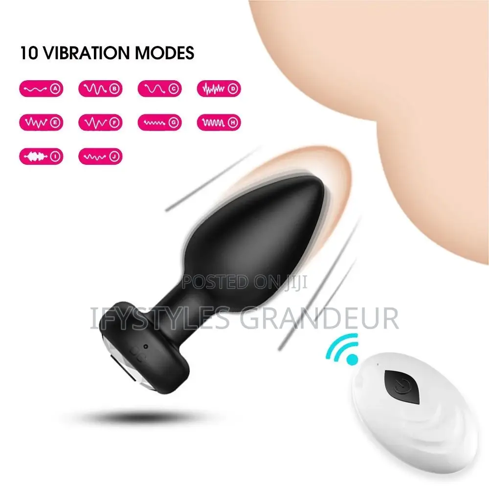 Remote Controlled Vibrating Anal Plug
