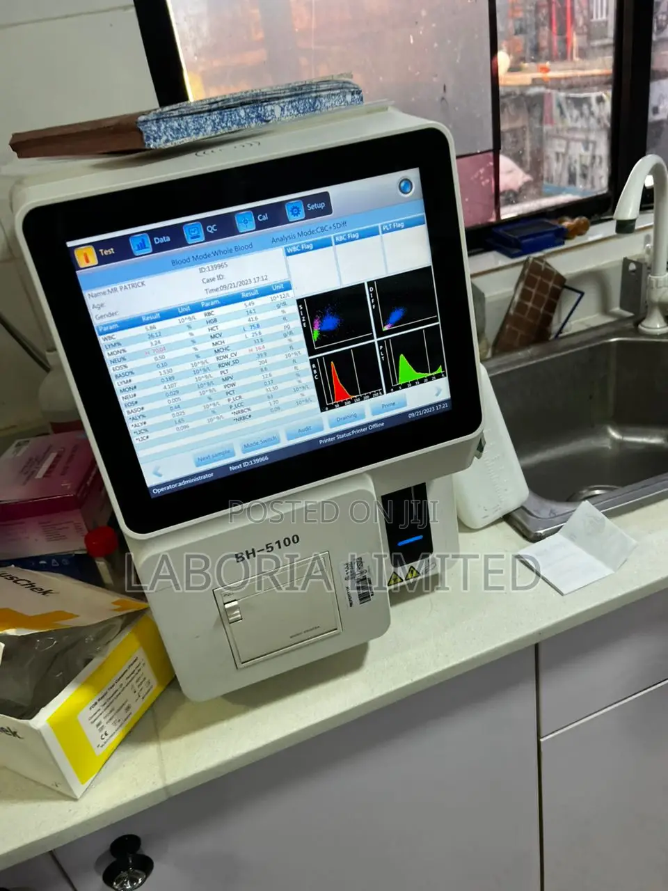 5-Part-Diff Hematology Analyzer