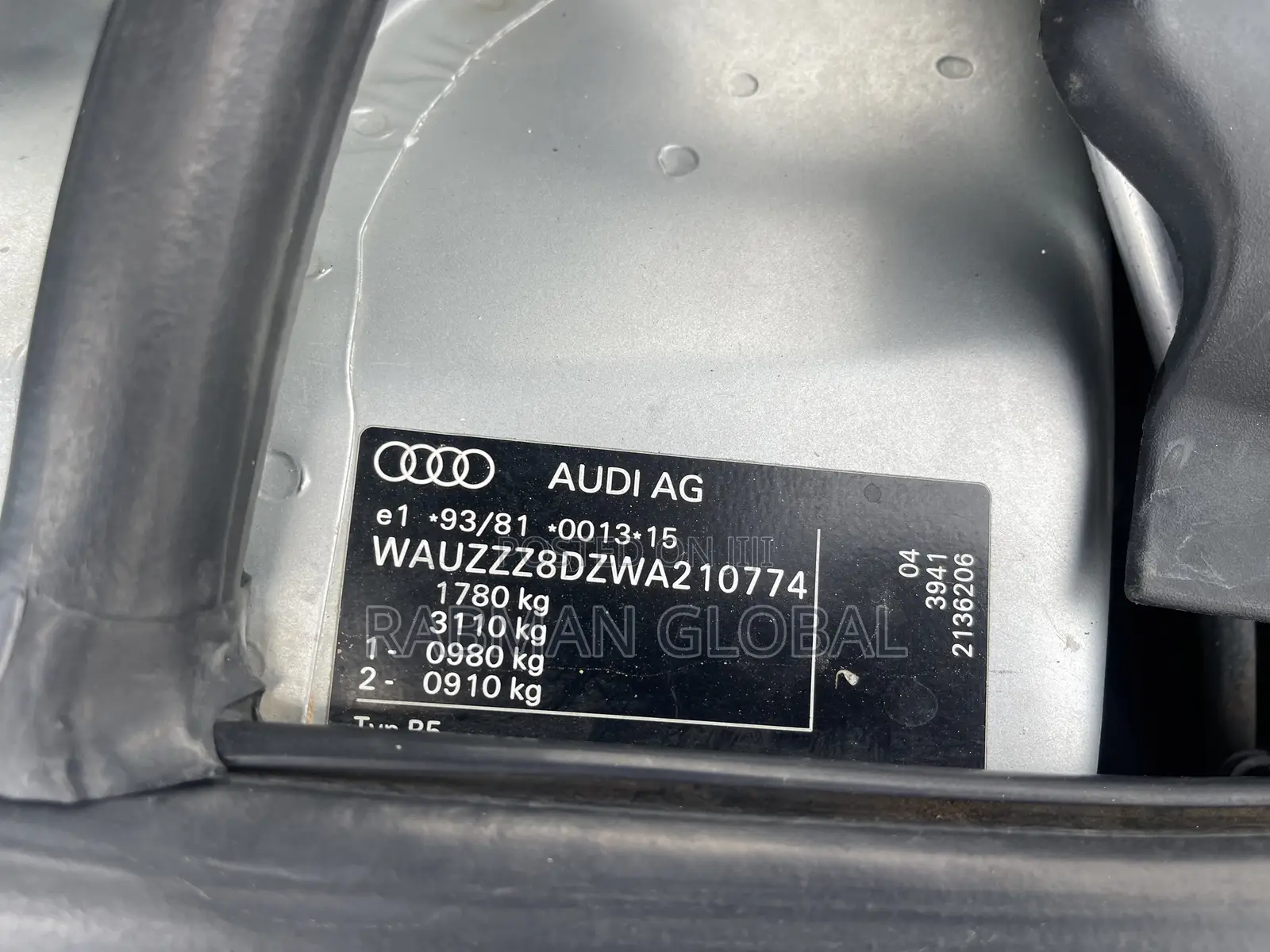 Audi A4 1.8 Automatic 2004 Silver