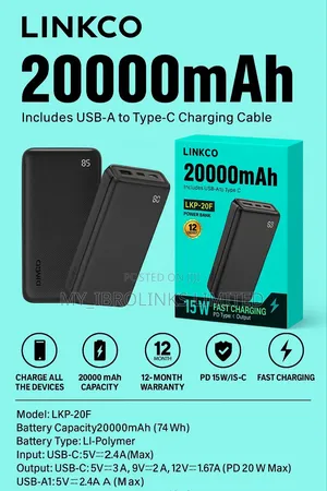 Linkco 20000mah Power Bank