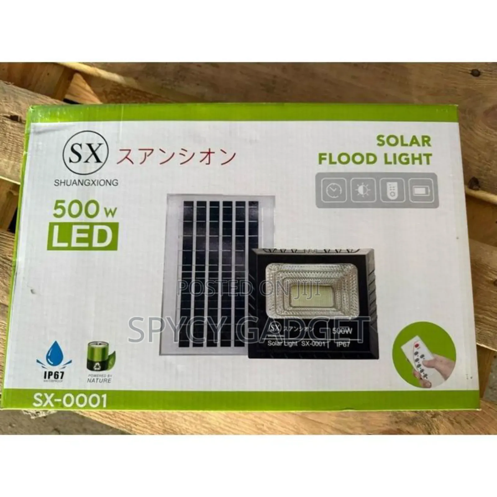 500w Solar Street Flood Light With Remote