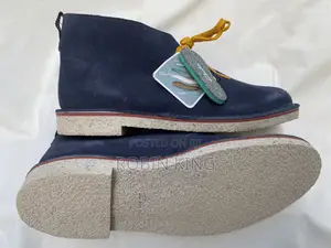 Clarks Blue Suede Leather Shoes Eur45 Uk10.5 Us11.5