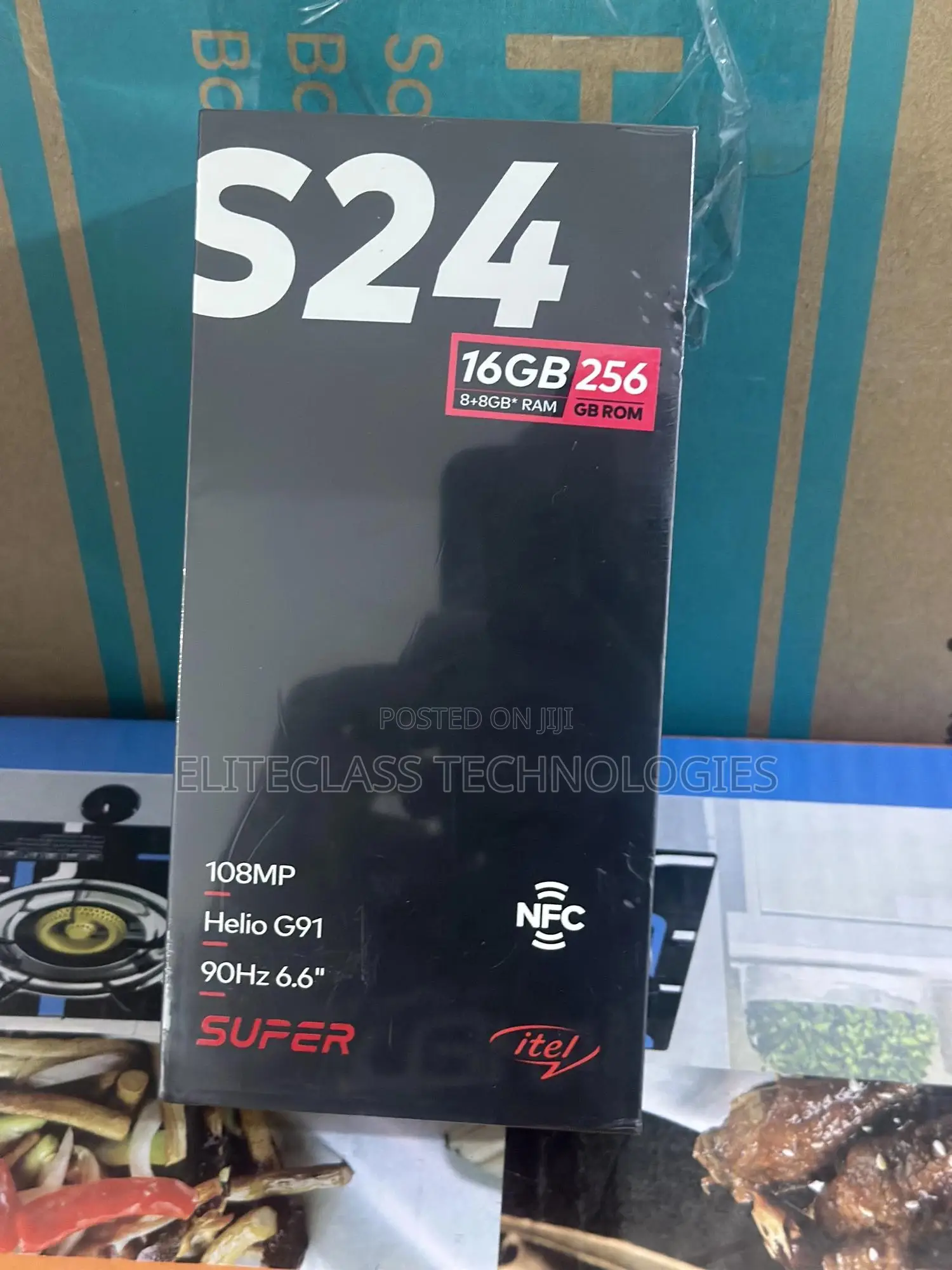 New Itel S24 256 GB Black