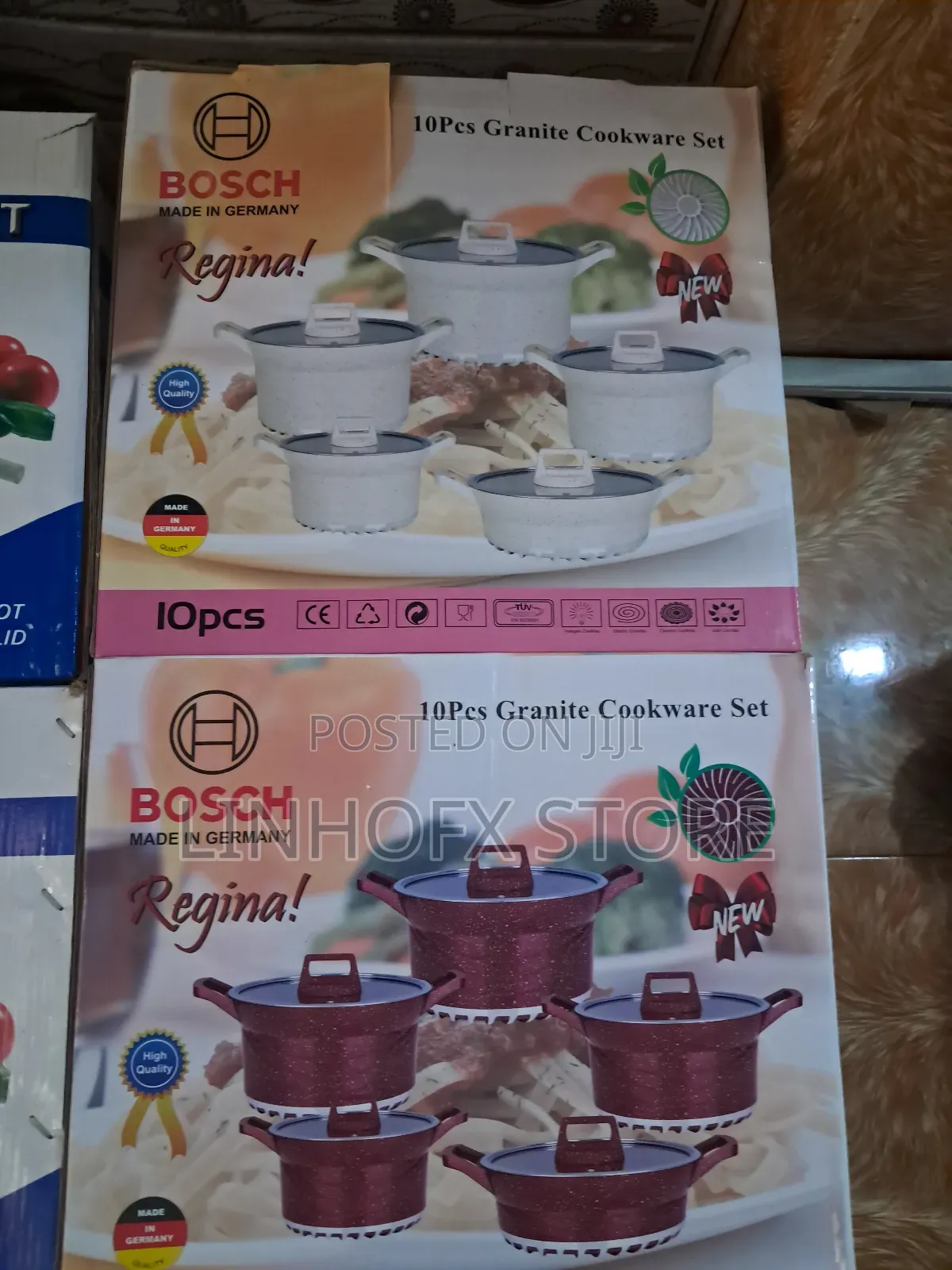 Bosch Regina 10pcs Granite Cookware Set