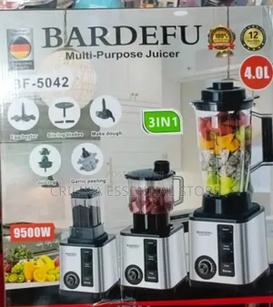 Bardefu Multi-Purpose Juicer 3in1 Blender, Heavy Duty.