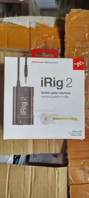 Irig 2 Mobile Guitar Interface Device Works With iPhone, iPad,Apps Etc