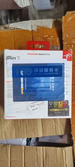 Irig 2 Mobile Guitar Interface Device Works With iPhone, iPad,Apps Etc
