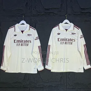 Original Quality Arsenal Official 25/26 Away Long Sleeves Jersey
