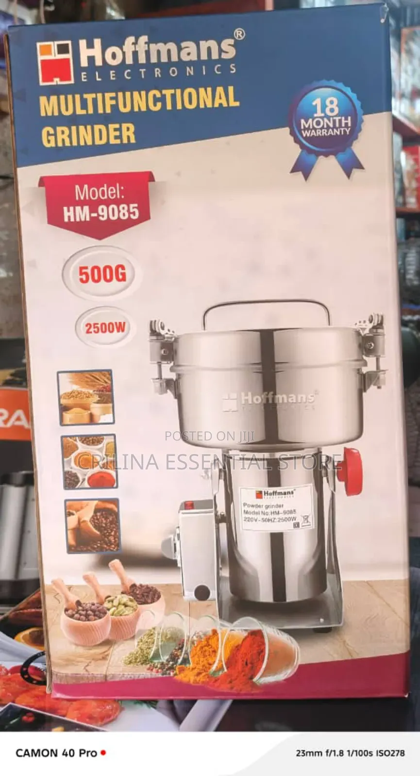 Hoffman High-Speed Multifunctional Grinder