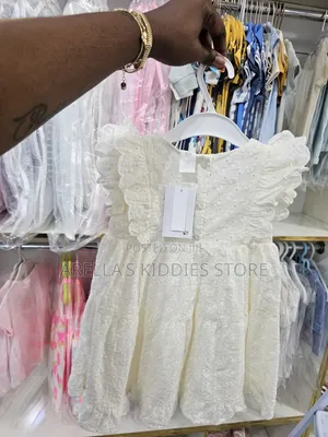 H M Frilled Broderie Anglaise Dress