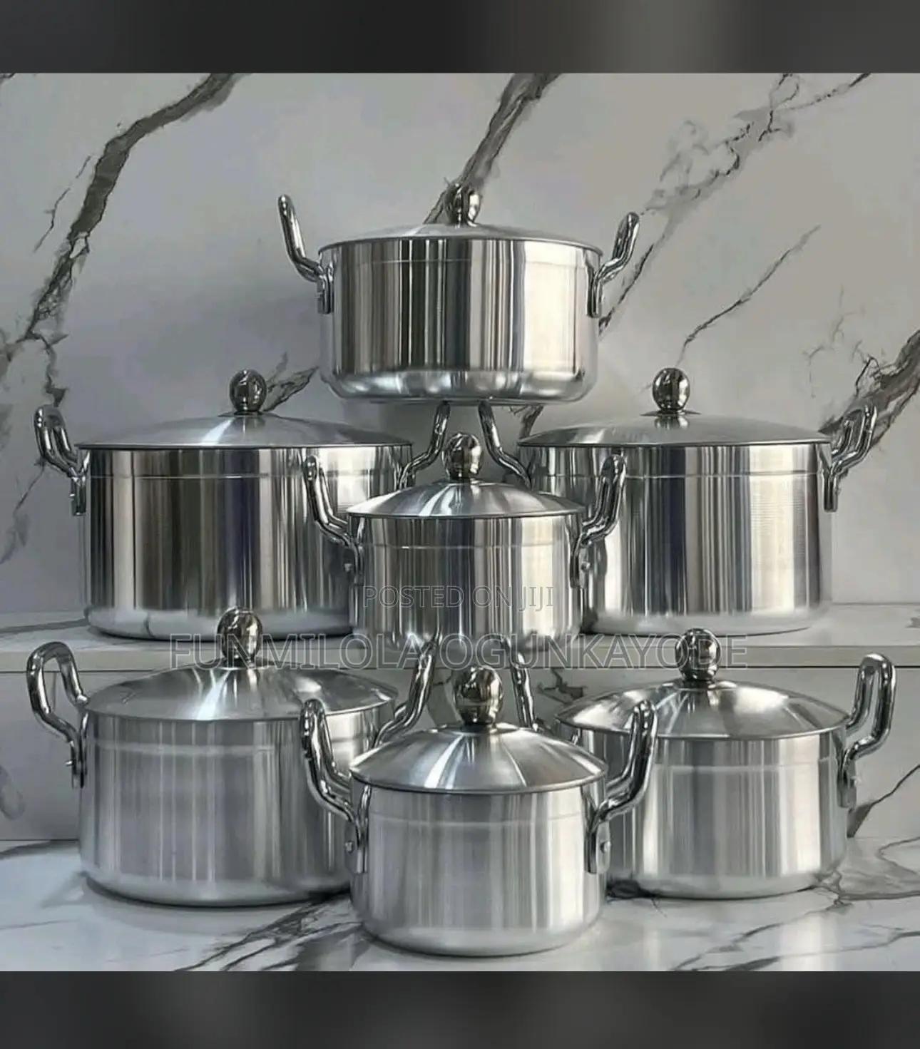 7pcs Stainless Pot Set