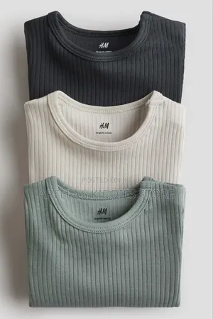 3-Pack Ribbed Bodysuits 2-4m