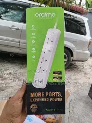 Oraimo Four Port Extension With Type C Port