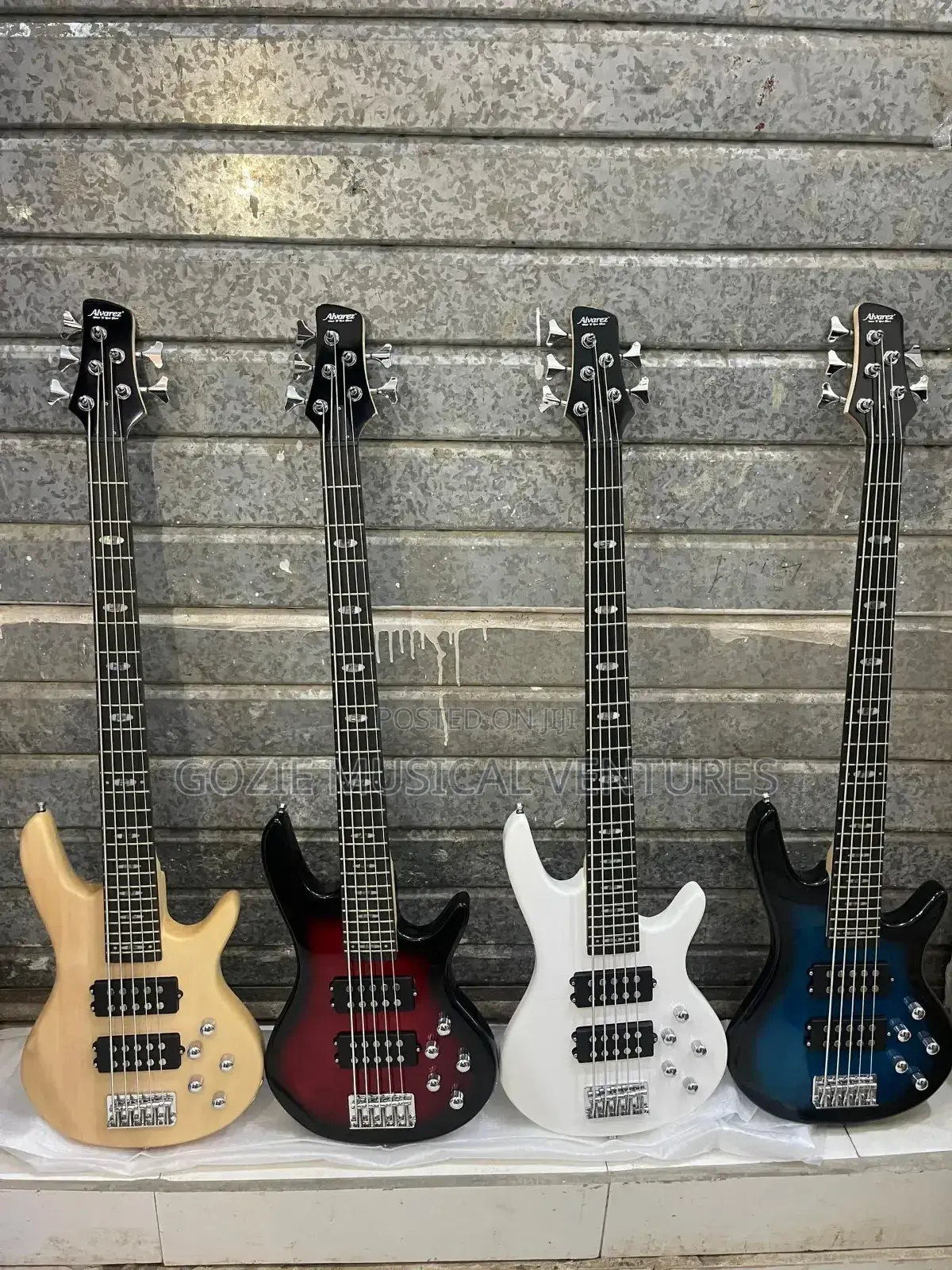 Aivarez 5 String Bass Guitar 