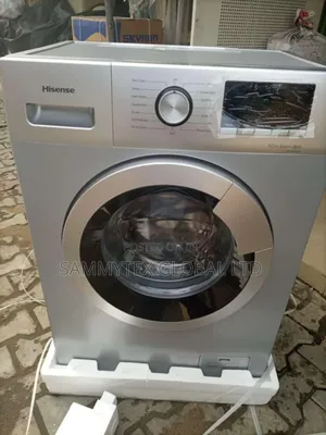 Brand New Hisense Front Loader Washing Machine With Warranty Sign