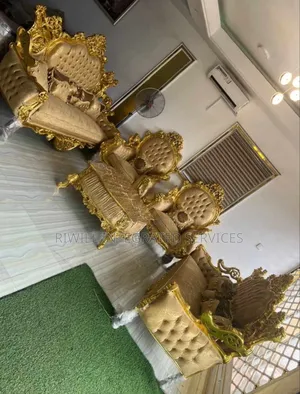 Ancient Egyptian Motifs Royal Eight Seaters Sofa