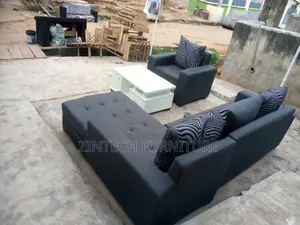 Affordable L Shape Sofas With a Single Seater and Center Table
