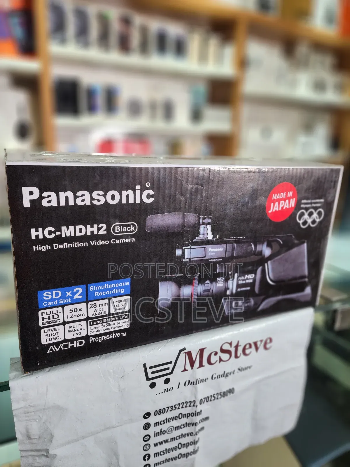 Panasonic Hc-Mdh2 High Definition Video Camera