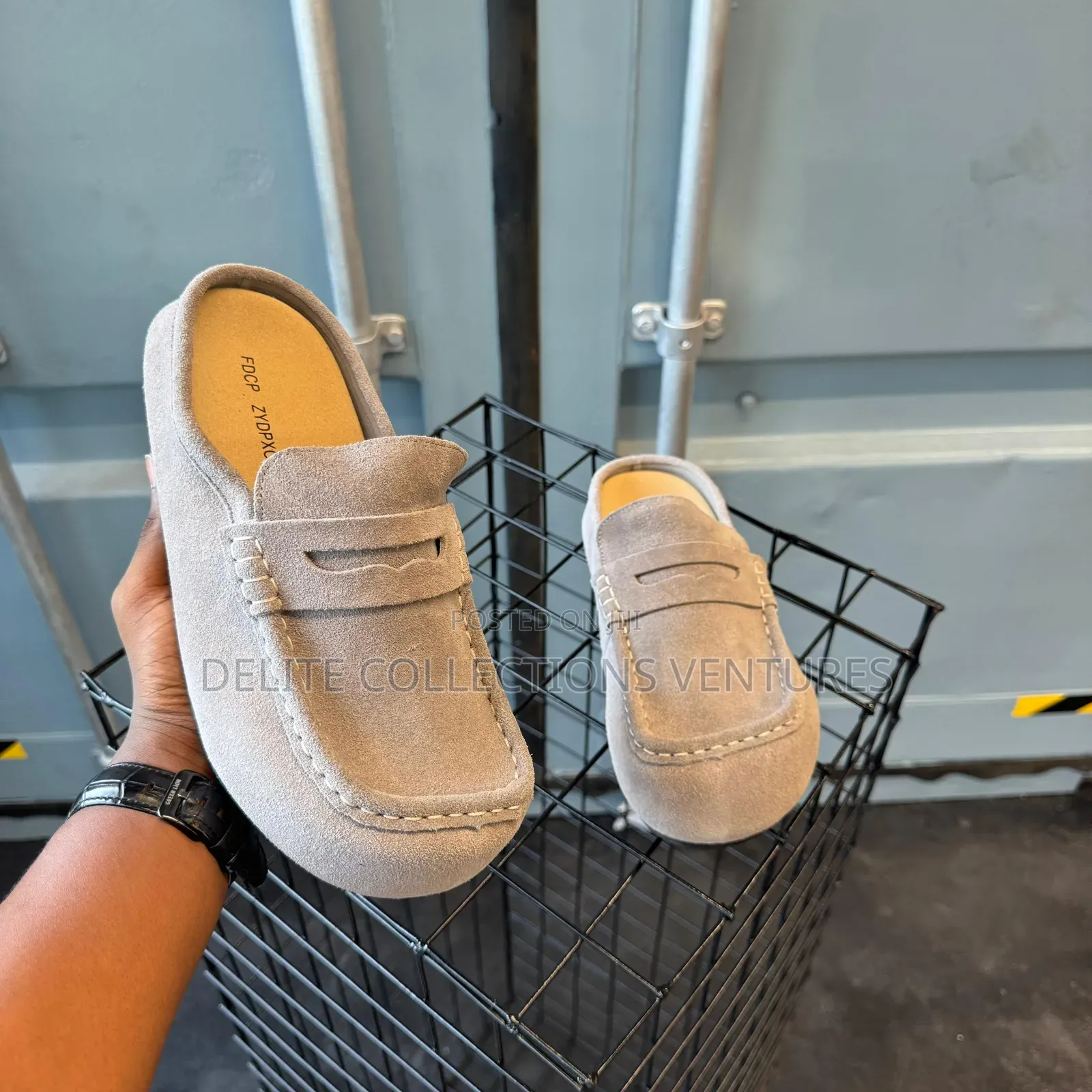 Cop the Wrapped Suede Open Back Loafers