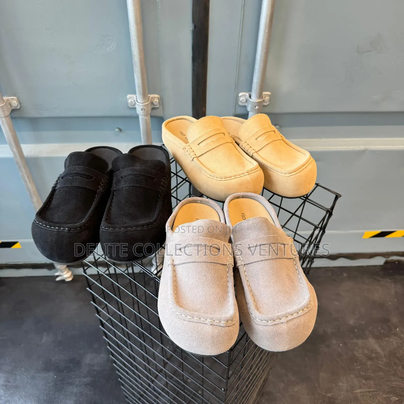 Cop the Wrapped Suede Open Back Loafers
