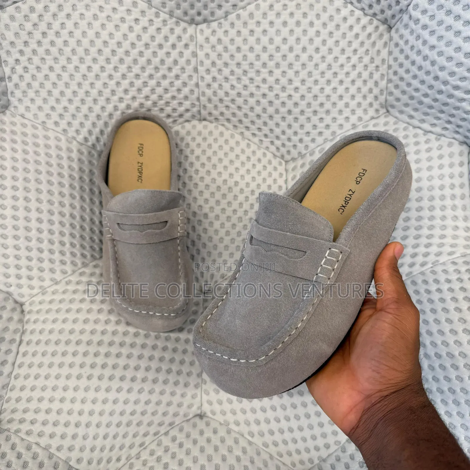 Cop the Wrapped Suede Open Back Loafers