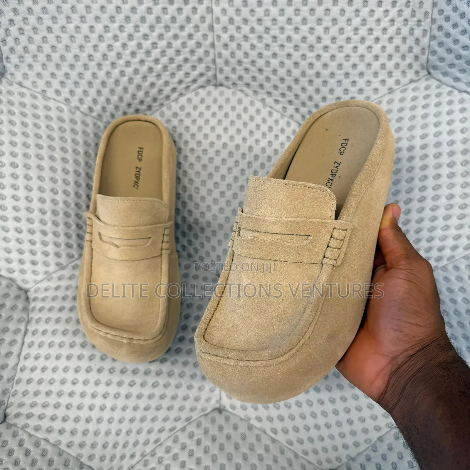 Cop the Wrapped Suede Open Back Loafers
