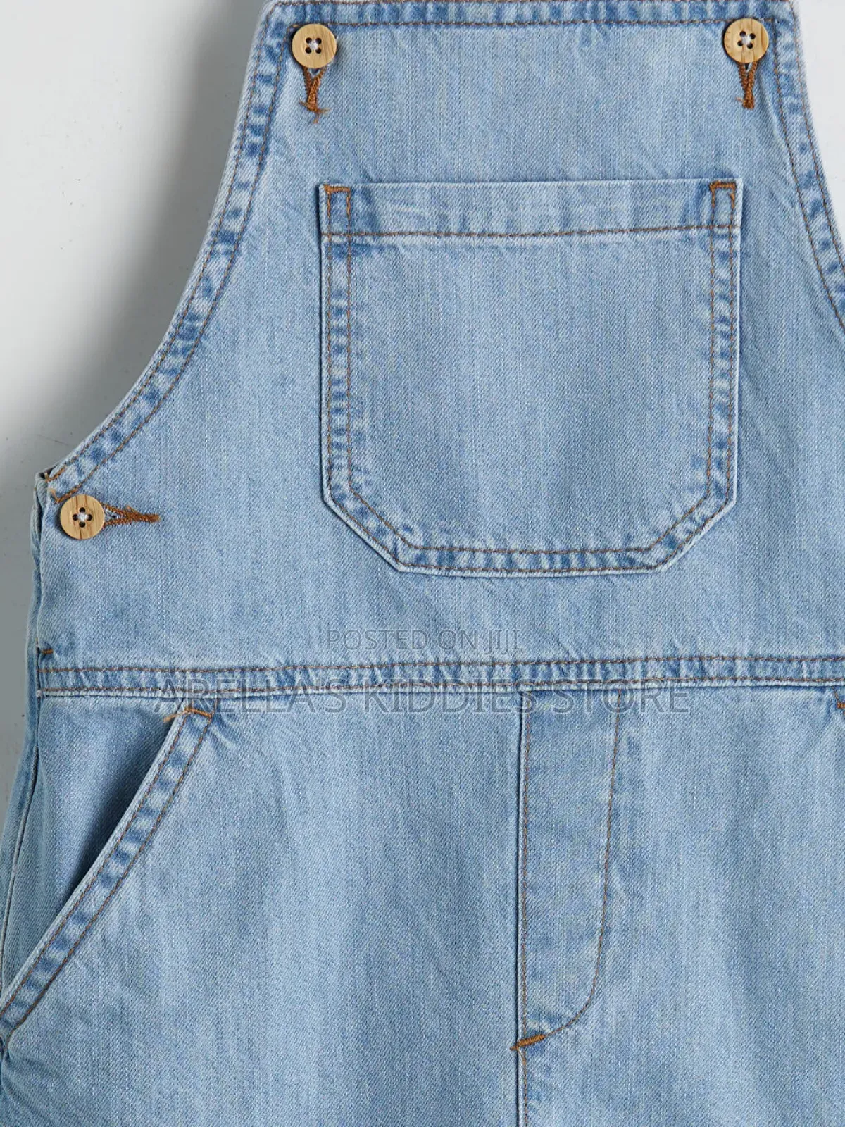 LCW Kids Square Neck Boy Jeans Overalls