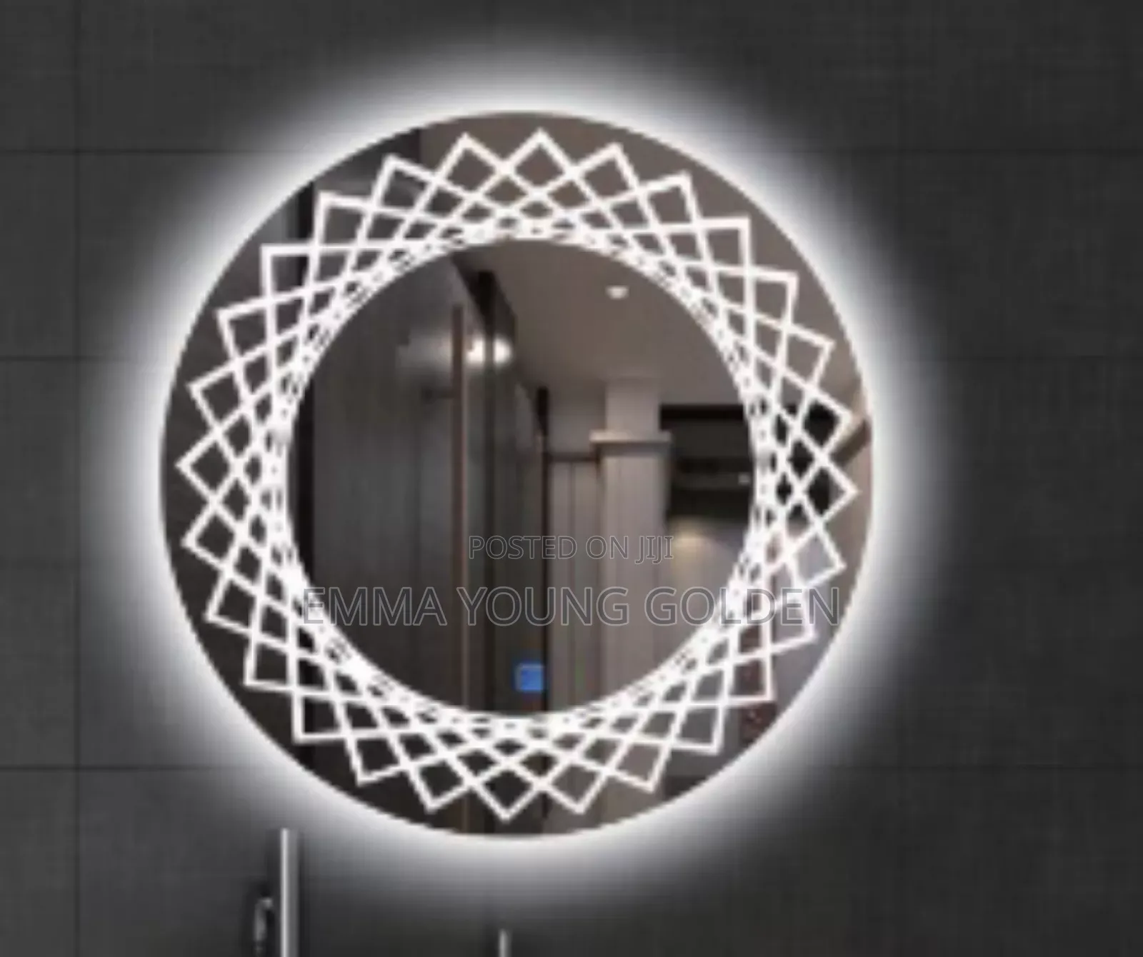 Led Rounded Bathroom Mirror