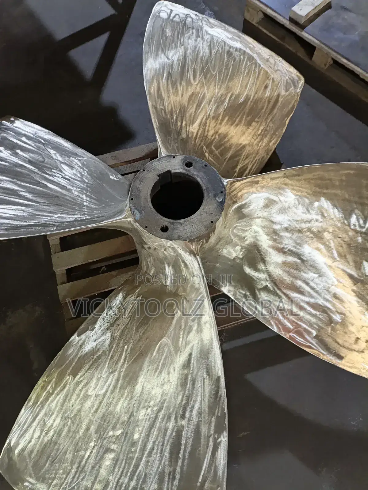 Brass Boat Propeller Four Blade