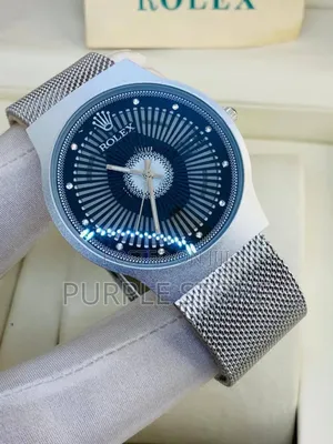 Rolex Flat Face Mesh Strap Wristwatch