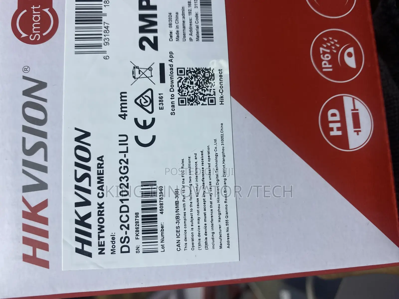 Hikvision Smart Hybrid Light Outdoor Analog Camera
