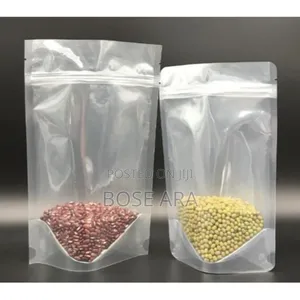 100pcs Transparent Resealable Stand Up Ziplock 20 by 30cm