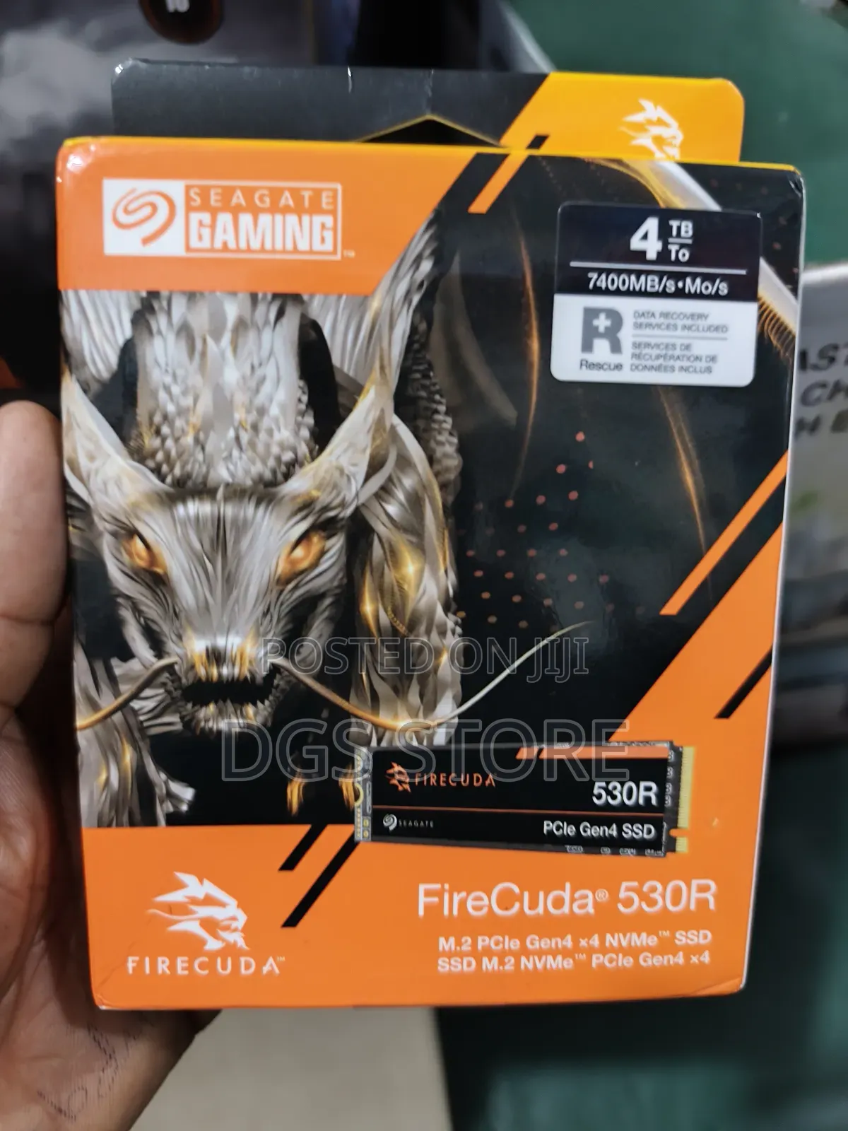 Seagate Firecuda 4tb 530r 7400mbs Internal Ssd For Ps5