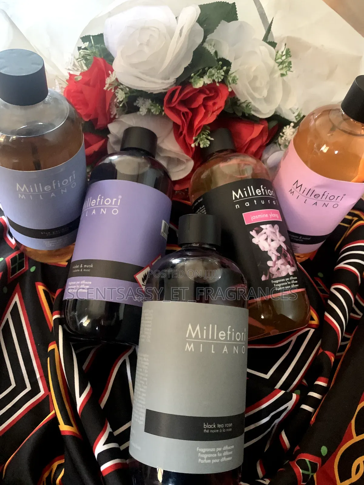 Millefiori Refill 500ml Exclud Nero, Grape Casis, Purple Vol for 85000