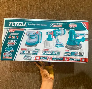 Total 20v Cordless 3 PCS Combo Kit – Drywall Sander, Sander, Spray Gun