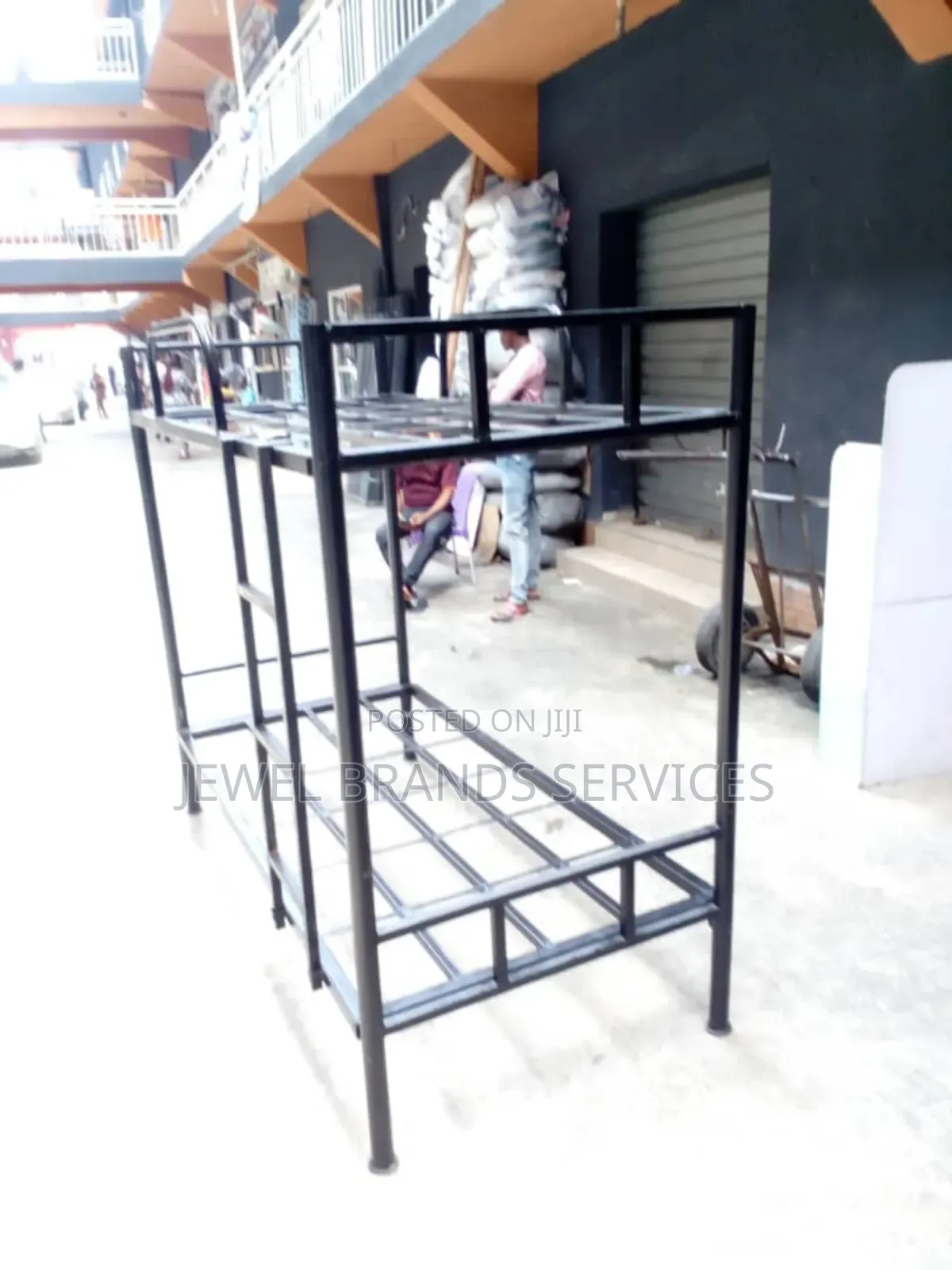 Metal Bunk Bed With Secure Ladder