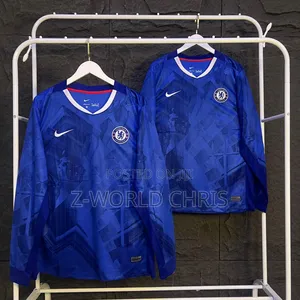Original Top Quality Chelsea Official 25/26 Home Long Sleeve Jersey