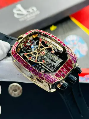 Automatic Engine Jacob Co Bugatti Wristwatch