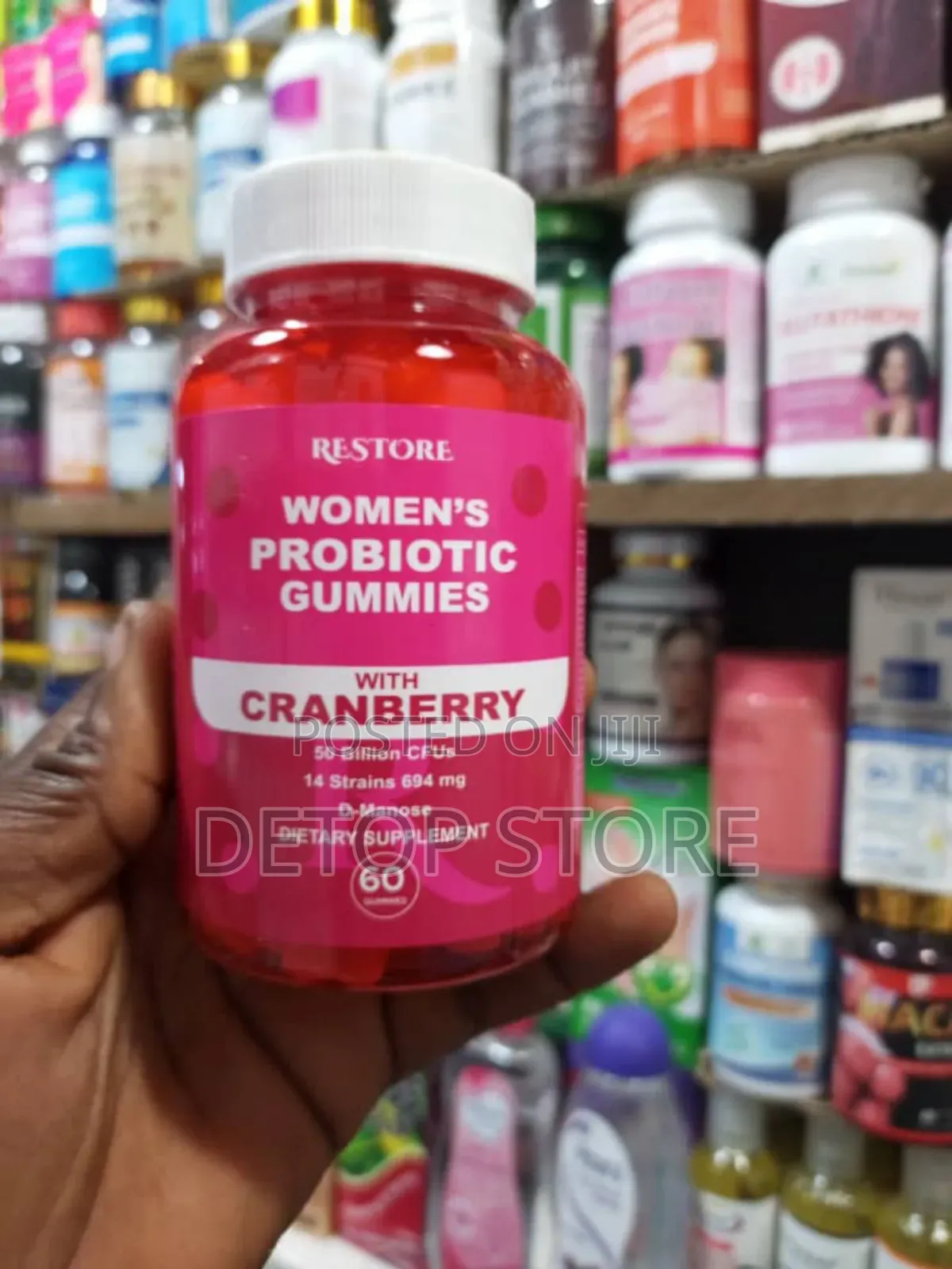 Restore Probiotics With Cranberry Gummies
