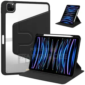 360 Rotating iPad Case in Black Colour