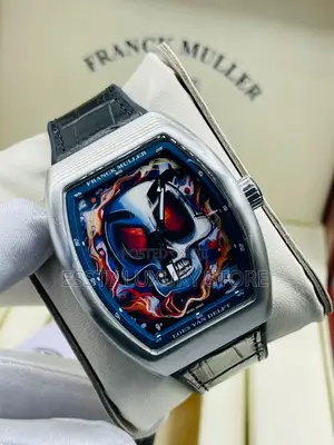 Automatic Engine Frank Muller Leather Wristwatch