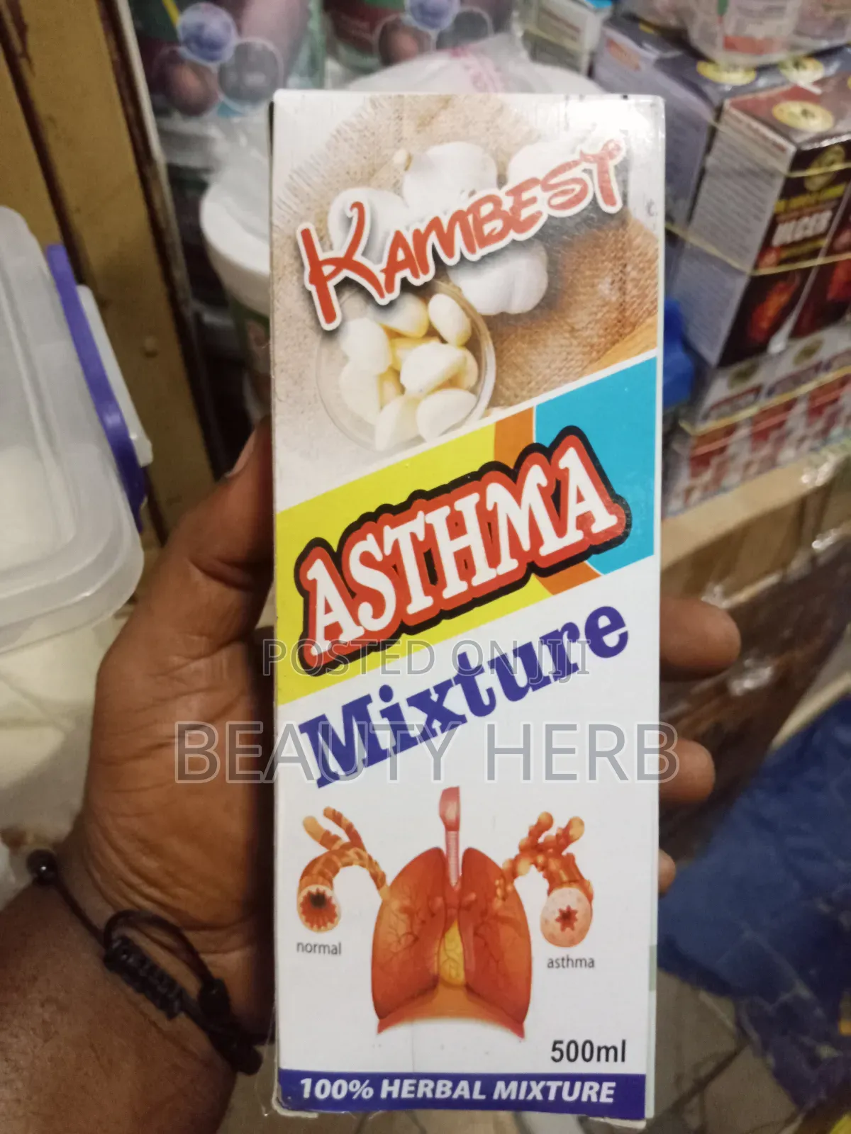 Original Kambest Asthma Herbal Mixture for Both Men and Women