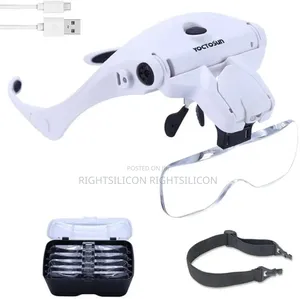 Usa Yoctosun Led Head Magnifier, Rechargeable Hands Free