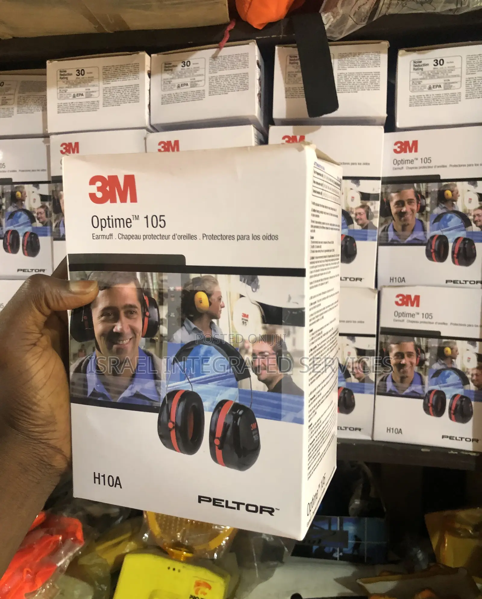 Safety Earmuff Over Head