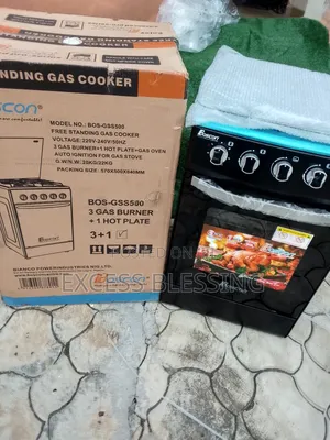 Affordable 50/50 Boscon Standing Gas Cooker 3+1