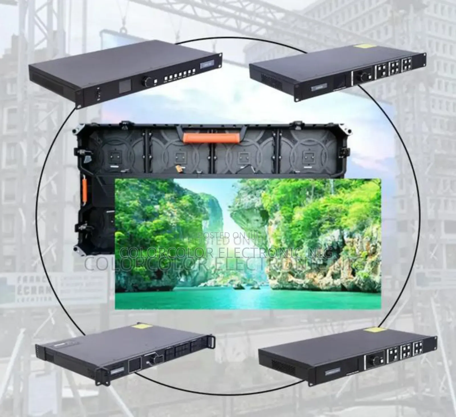 Led Video Processor And It's Accessories